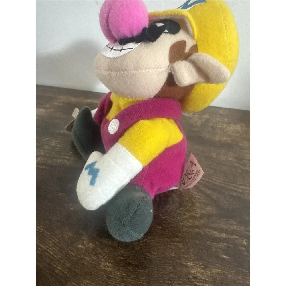 Vintage Nintendo 64 Wario Beanbag Plush Doll + Hang & Tush Tag‎ (BD&A, 1997)